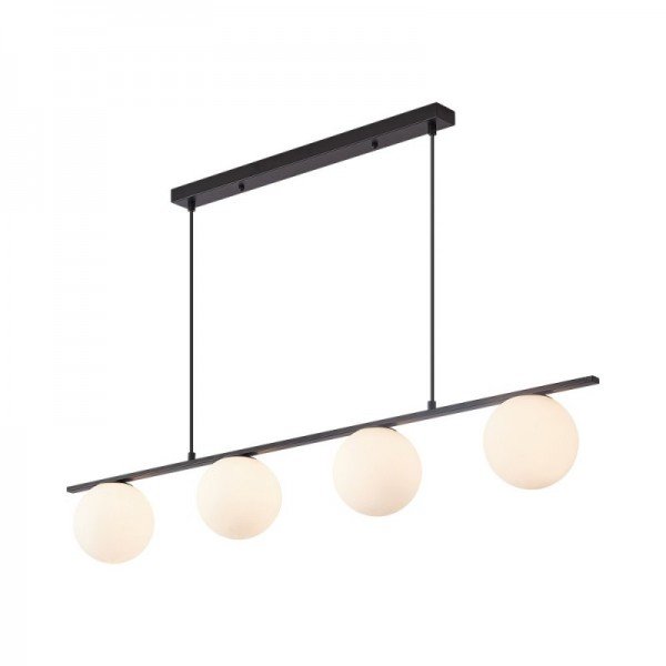 Braytron Opal staklo, BRY-S013S-4H-4xG9-OPL-BLC-PENDANT LIGHT, BV01-00115