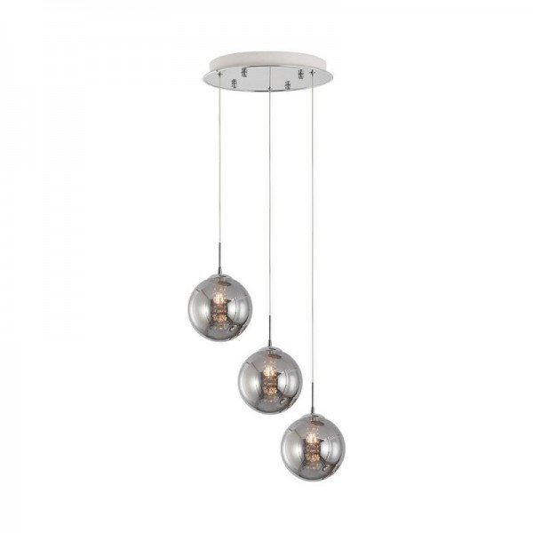 Braytron Prozirno staklo, BRY-S003R-3H-3xG9-SMK-PENDANT LIGHT, BV01-00031