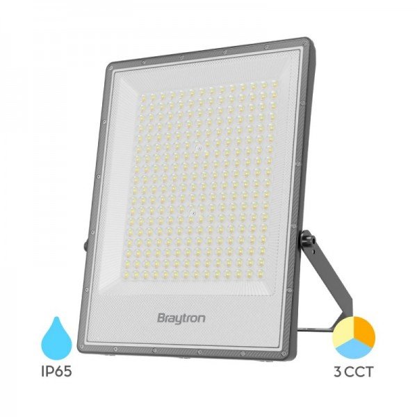 Braytron Led reflektori, BRY-FLOOD-PF-300W-GRY-3IN1-IP65-LED FLOODLIGHT, BT65-09882