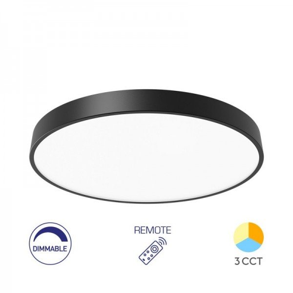 Braytron Led plafonjera Blade, BRY-BLADE-SR-RND-BLC-45W-RMT-CEILING LIGHT, BH16-04291