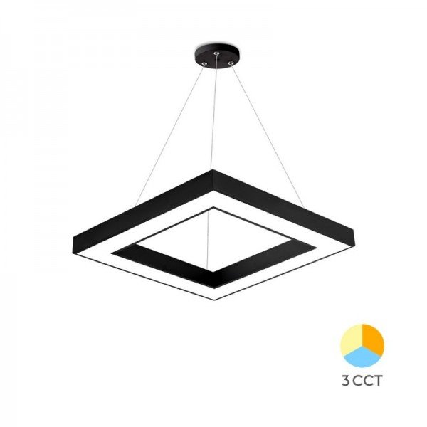 Braytron Visilica Blade, BRY-BLADE-PD-SQR-BLC-36W-3IN1-CEILING LIGHT, BH16-07181