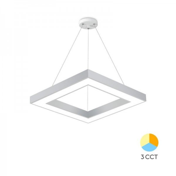 Braytron Visilica Blade, BRY-BLADE-PD-SQR-WHT-36W-3IN1-CEILING LIGHT, BH16-07180