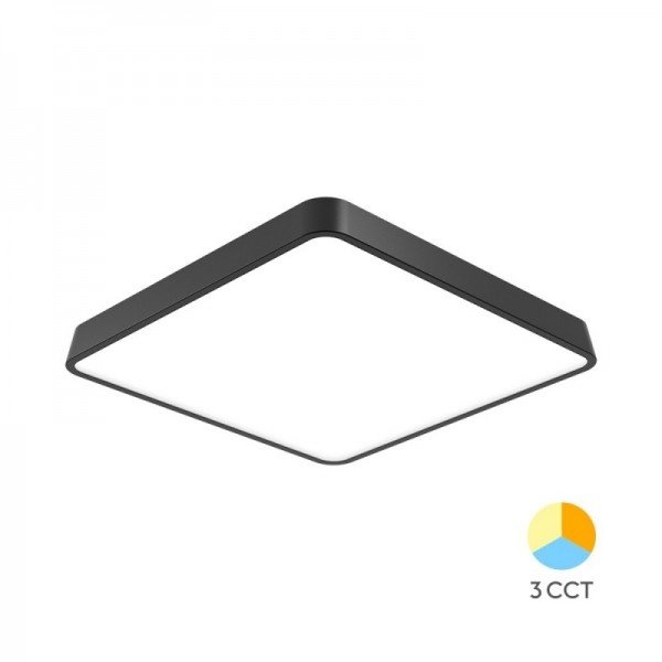 Braytron Led plafonjera Blade, BRY-BLADE-SS-SQR-BLC-45W-3IN1-CEILING LIGHT, BH16-05281