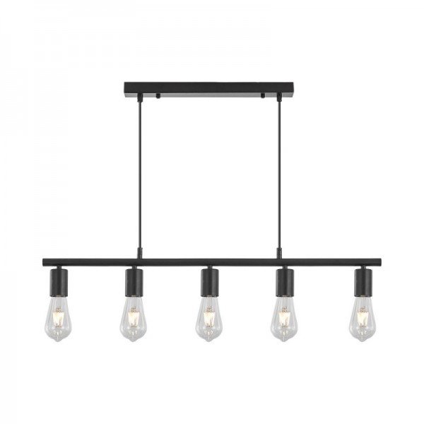 Braytron Rozetna, BRY-G006S-5H-5xE27-BLC-PENDANT LIGHT, BV04-00063