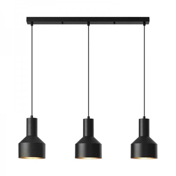 Braytron Metalna, BRY-P001S-3H-3xE27-BLC-PENDANT LIGHT, BV05-00011