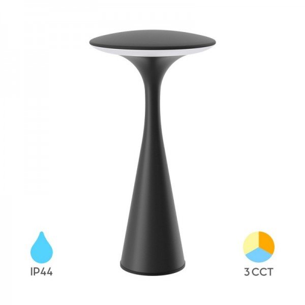 Braytron Led Stone lampa, BRY-TOWER-2-BLC-3IN1-RCH-TABLE LAMP, BK06-00091