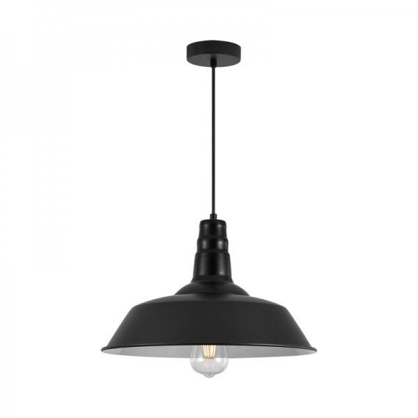 Braytron Metalna, BRY-P003R-1H-1xE27-BLC-PENDANT LIGHT, BV05-00022