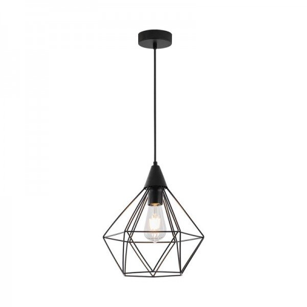 Braytron Žičana, BRY-W003R-1H-1xE27-BLC-PENDANT LIGHT, BV03-00031