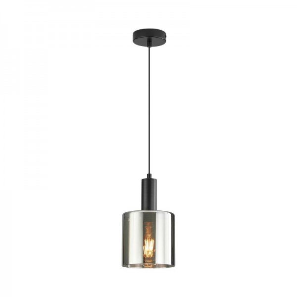 Braytron Prozirno staklo, BRY-S007R-1H-1xE27-SMK-PENDANT LIGHT, BV01-00070