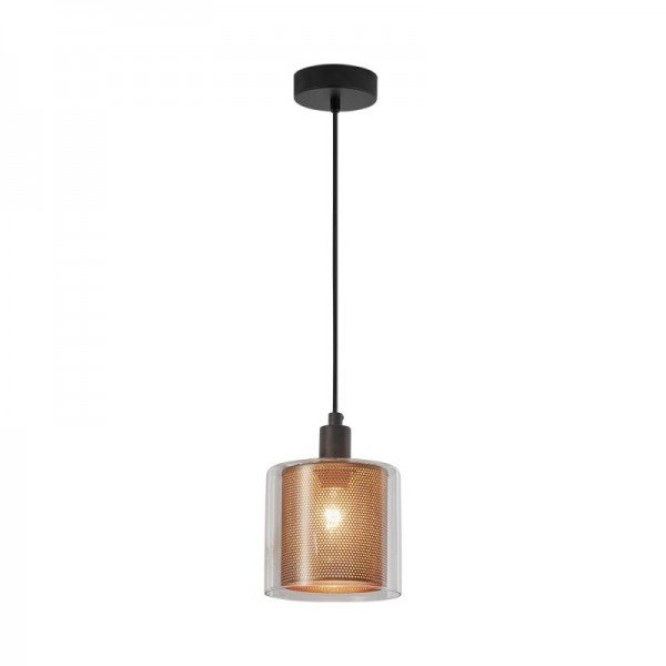 Braytron Prozirno staklo, BRY-S008R-1H-1xE14-CPR-PENDANT LIGHT, BV01-00080