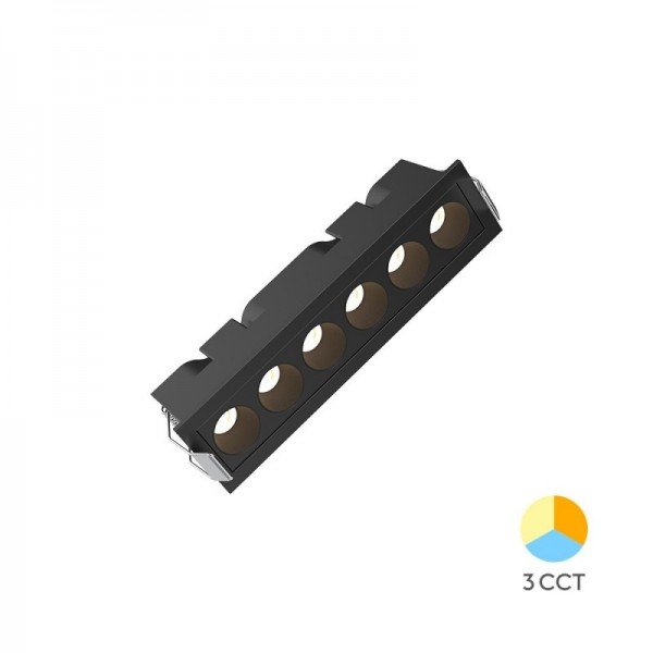 Braytron Led rozetna, BRY-LINEX-LN6-9W-3CCT-BLC-LED LINEAR FIXTURE, BD63-00281