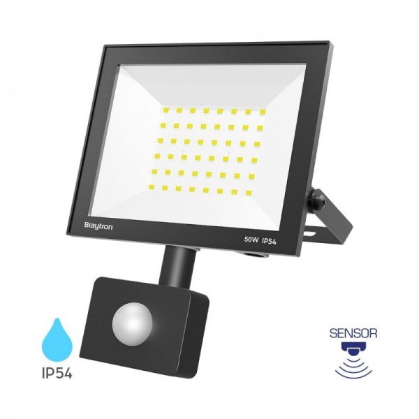 Braytron Led reflektori, BRY-FLOOD-CF-50W-BLC-6500K-SNS-IP54-LED FLOODLIGHT, BT66-25031