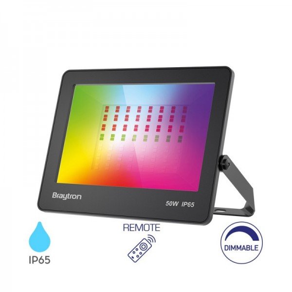 Braytron Led reflektori, BRY-FLOOD-CF-50W-BLC-RGB-IP65-LED FLOODLIGHT, BT66-05091