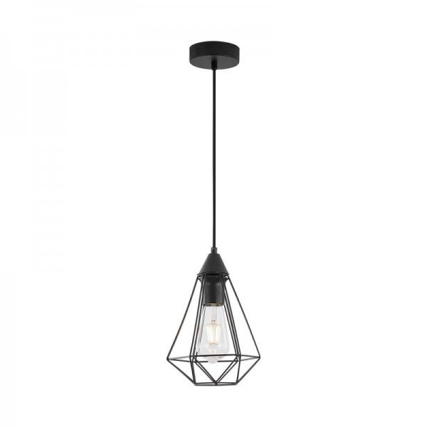 Braytron Žičana, BRY-W003R-1H-1xE27-BLC-PENDANT LIGHT, BV03-00030