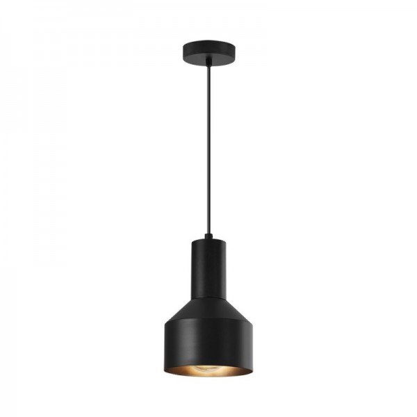 Braytron Metalna, BRY-P001R-1H-1xE27-BLC-PENDANT LIGHT, BV05-00010