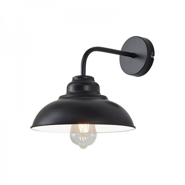 Braytron Metalna, BRY-P004W-1H-1xE27-BLC-WALL LIGHT, BV05-00025