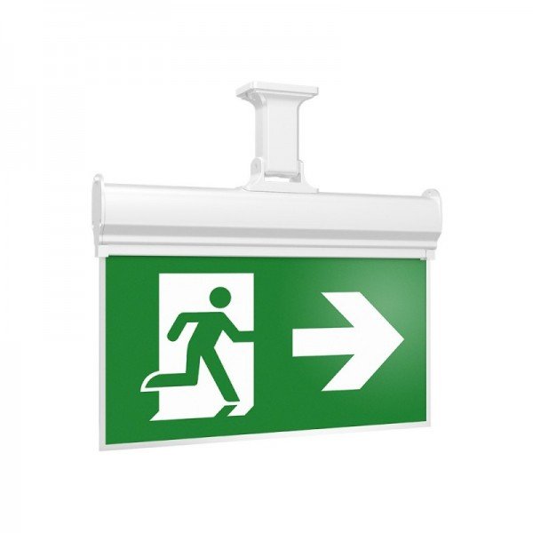 Braytron Panik lampa, BRY-EXIT-LED-2W-HNG-IP20-WHT-EMERGENCY EXIT, BC14-01100
