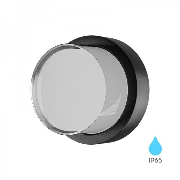 Braytron Led zidna svjetiljka, BRY-WALLS-G2-RND-BLC-15W-4000K-IP65-WALL LIGHT, BG38-01211