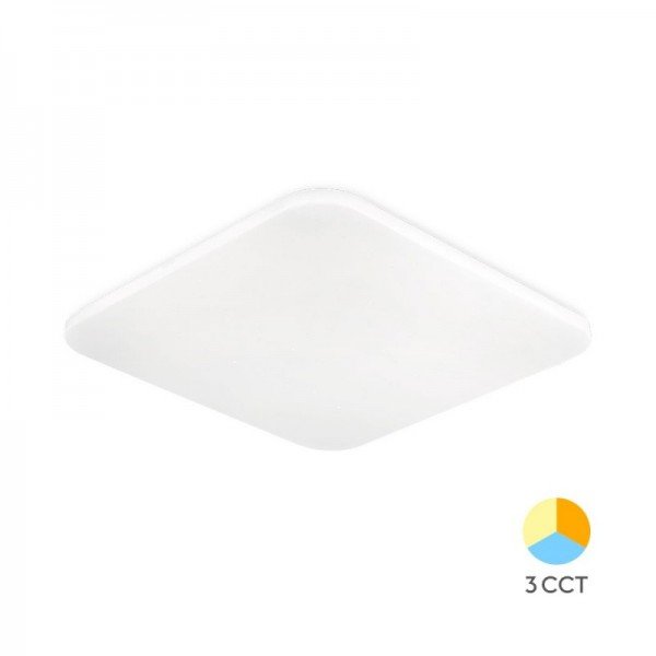 Braytron Plafonjerska svjetiljka, BRY-JADE-SSA-SQR-24W-3IN1-CEILING LIGHT, BH16-23280