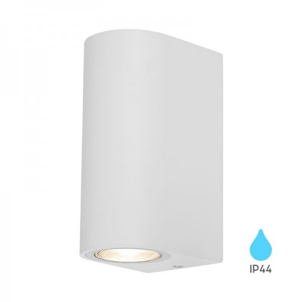 Braytron Zidna svjetiljka Gu10, BRY-RITA-P-WL.2-WHT-2xGU10-IP44-WALL LIGHT, BG32-00220
