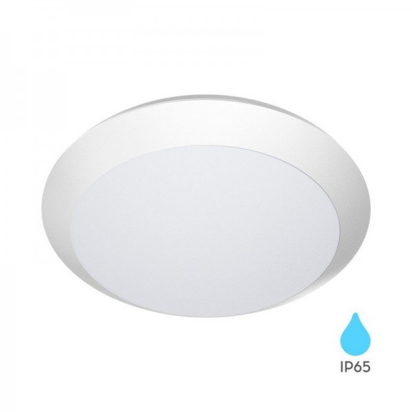 Braytron Led plafonjera, BRY-NAPOLI-1xE27-PC-WHT-IP65-CEILING LIGHT, BG37-00700