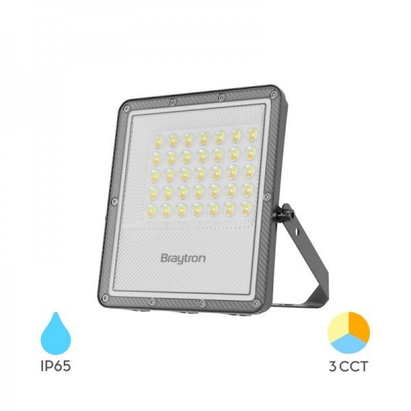 Braytron Led reflektori, BRY-FLOOD-PF-30W-GRY-3IN1-IP65-LED FLOODLIGHT, BT65-03082