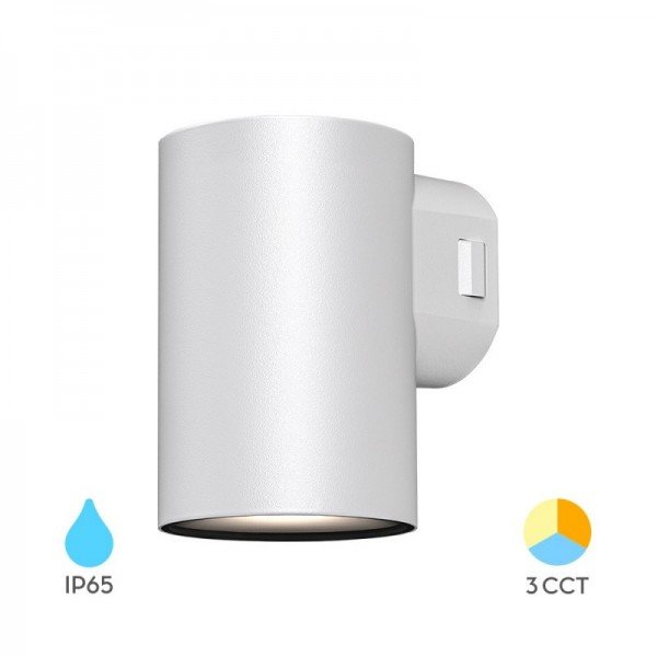 Braytron Led zidna svjetiljka, BRY-VEKTA-D-WL.1-WHT-1x9W-3IN1-IP65-WALL LIGHT, BG38-02480