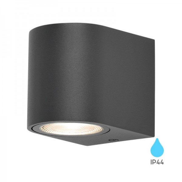 Braytron Zidna svjetiljka Gu10, BRY-RITA-P-WL.1-GRY-1xGU10-IP44-WALL LIGHT, BG32-00202