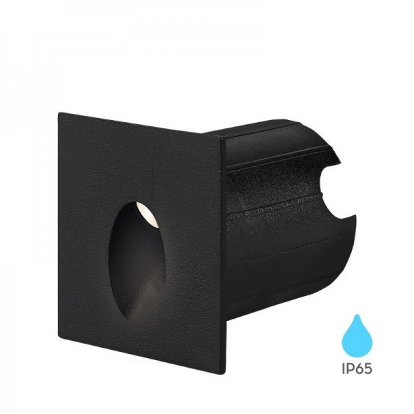 Braytron Led zidna svjetiljka, BRY-VECTOR-A-SQR-BLC-2W-3000K-IP65-WALL LIGHT, BG38-02301