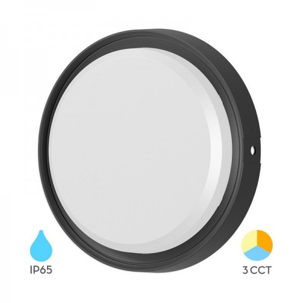 Braytron Led brodska svjetiljka, BRY-BULKHEAD-12W-RND-BLC-3IN1-IP65-LED BULKHEAD, BC18-00681