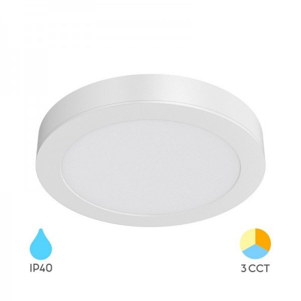 Braytron Led mali panel, BRY-SMD-SRP-18W-RND-WHT-3IN1-LED PANEL, BP03-61880