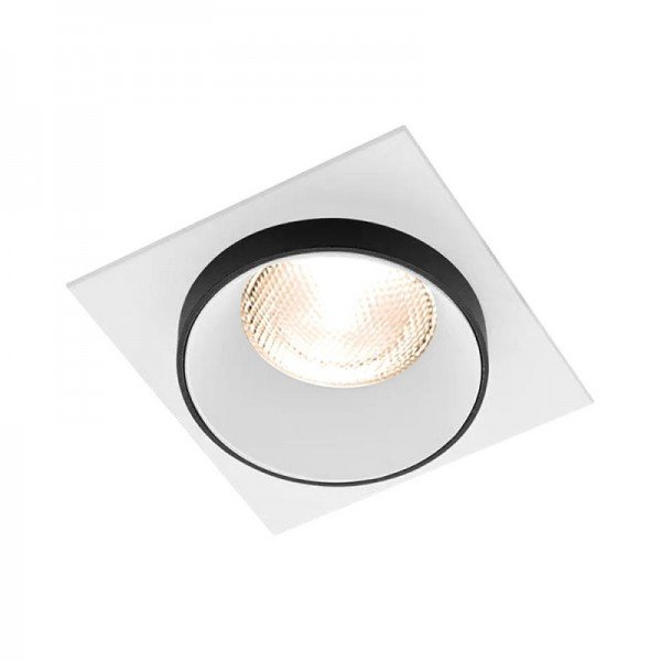 Braytron Ugradna spot svjetiljka Gu10, BRY-ALFA-E-SQR-WHT-BLC-SPOTLIGHT, BH03-06053