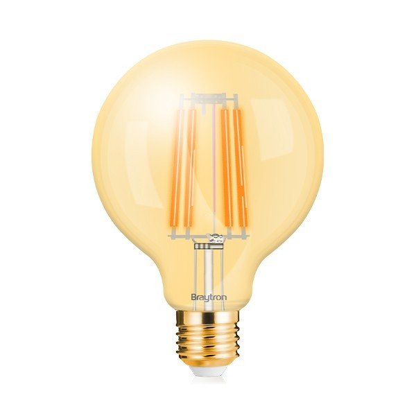 Braytron Led filament sijalice, BRY-ADVANCE-6W-E27-G125-AMB-2200K-LED BULB, BB48-00620