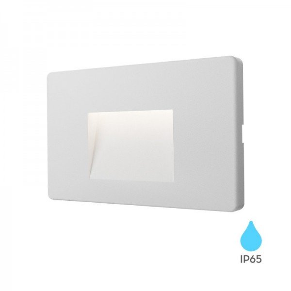 Braytron Led zidna svjetiljka, BRY-VEKTA-B-SQR-WHT-3W-3000K-IP65-WALL LIGHT, BG38-02100