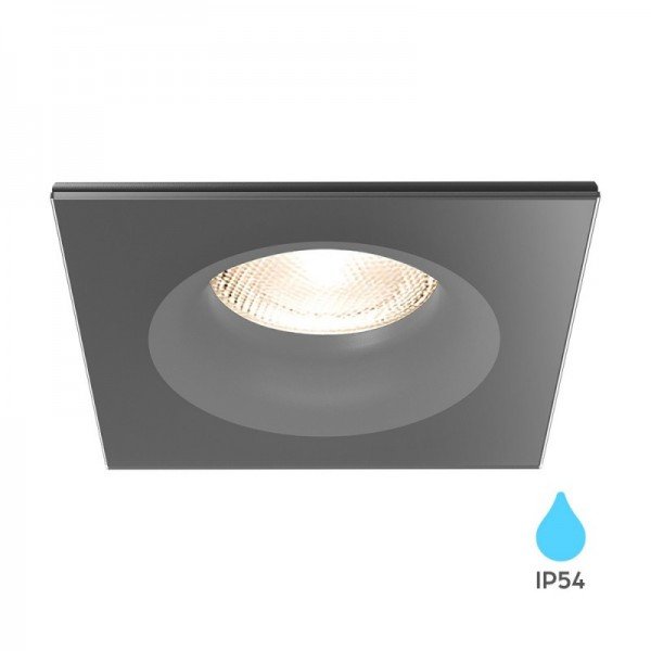 Braytron Ugradna spot svjetiljka Gu10, BRY-TETRA-IP-SQR-BLC-IP54-SPOTLIGHT, BH03-02111