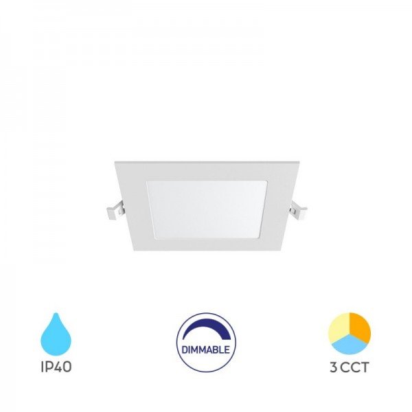 Braytron Led mali panel, BRY-SMD-CSP-4W-SQR-DIM-3INC-WHT-3IN1-LED PANEL, BP02-90480
