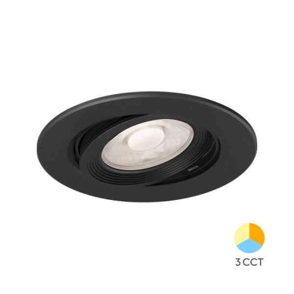 Braytron Led rozetna, BRY-SPOTLED G1-5W-RND-BLC-3IN1-LED SPOTLIGHT, BD02-00581