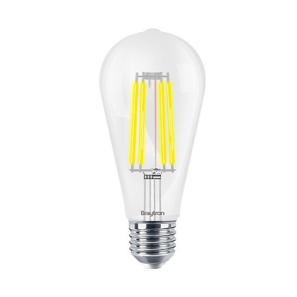 Braytron Led filament sijalice, BRY-ADVANCE-7W-E27-ST64-CLR-3000K-LED BULB, BA46-00720