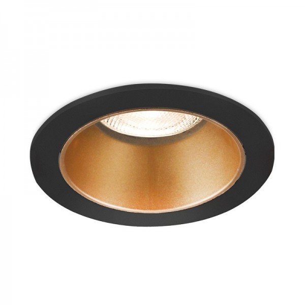 Braytron Ugradna spot svjetiljka Gu10, BRY-BETA-B-RND-BLC-GLD-SPOTLIGHT, BH03-05116