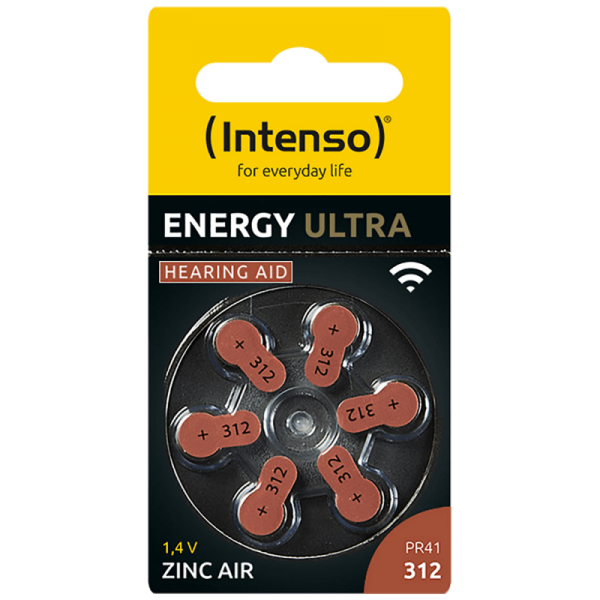 (Intenso) Baterija, A312/PR41,1.45 V, pakiranje 6 kom