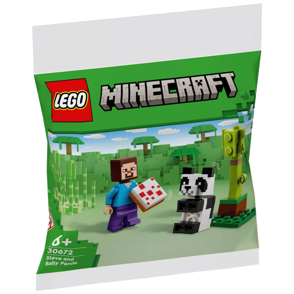 Lego Steve i beba panda, LEGO Polybag 
