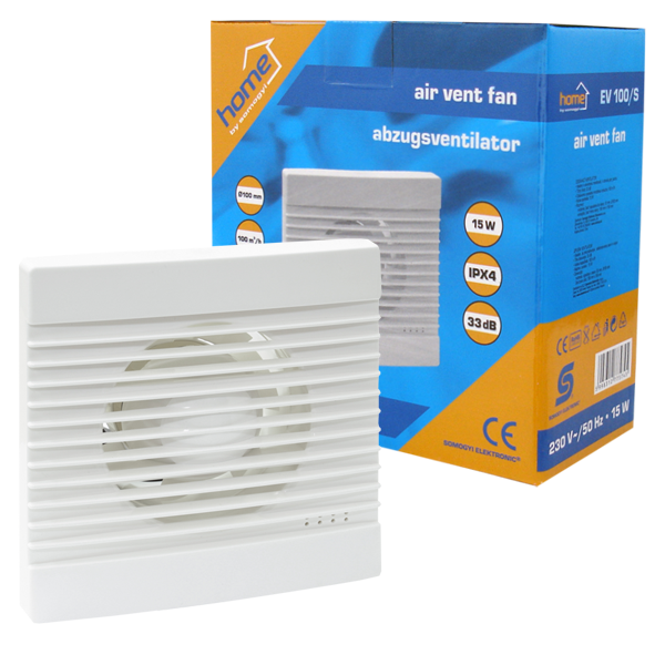 home Aspirator ugradbeni za ventilaciju 158x158mm - EV 100/S