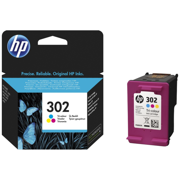 HP Tinta 302 (F6U65AE) ,boje, 4ml ,165 stranica