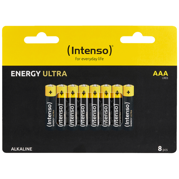 (Intenso) Baterija alkalna, AAA LR03/10, 1,5 V, blister 8 kom