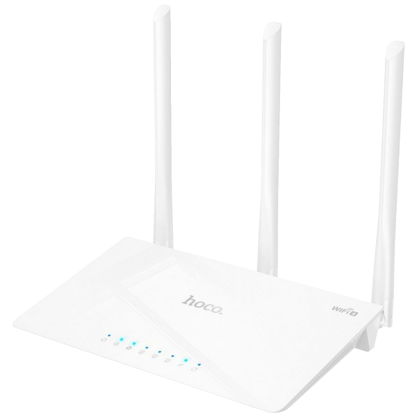 hoco. Wireless N Router, 3 porta, 300 Mbps, 3 x 5 dBi antena