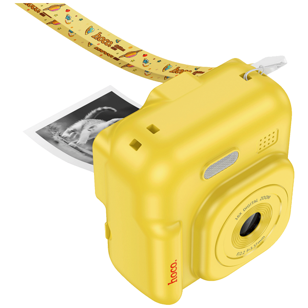 hoco. Dječija kamera sa printerom, 2" IPS LCD, 1080p