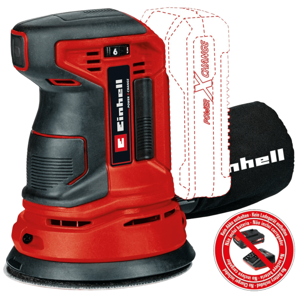 Einhell Aku ekscentrična brusilica, bez baterije