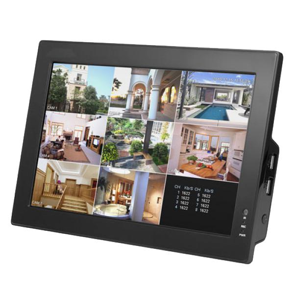 Eule LCD 19" + DVR 8-kanalni mrežni snimač za video nadzor