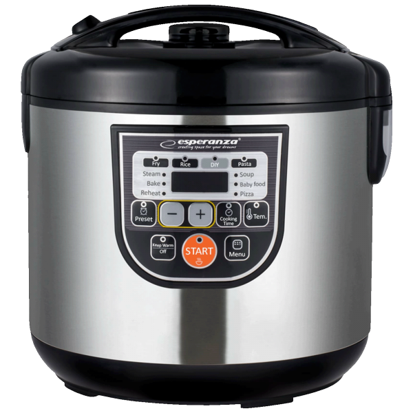 Esperanza Višenamjenski ekspres lonac, Multicooker, 860W, 5 lit.