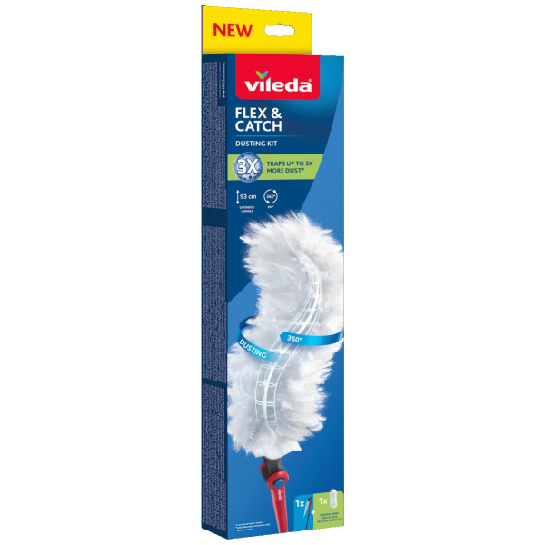 Vileda Krpa za prašinu s dugom drškom i fleksibilnim umetkom